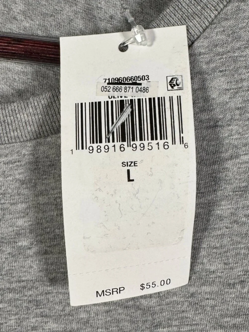 Polo Ralph Lauren T Shirt Mens L Gray Script Logo Embroidered Classic Fit $55